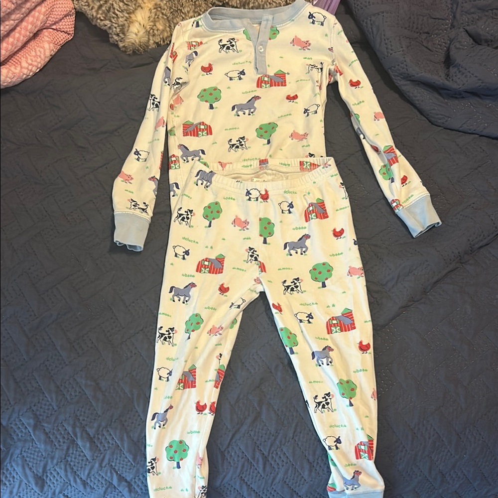 The Beaufort Bonnet Company Farm Animal Pajama Set